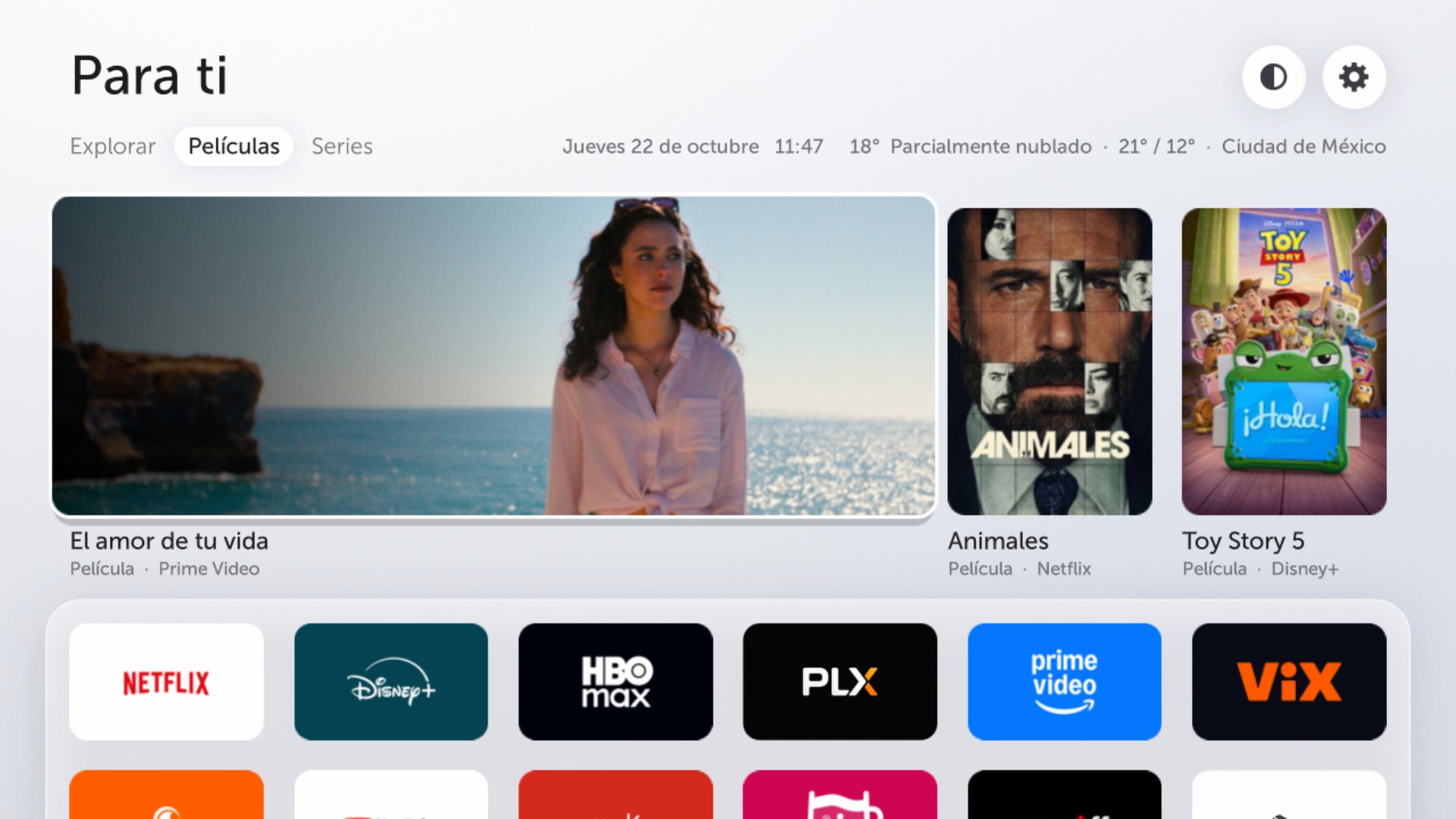 Movies tab with a title selected